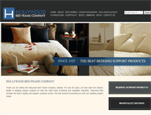 Tablet Screenshot of hollywoodbed.com